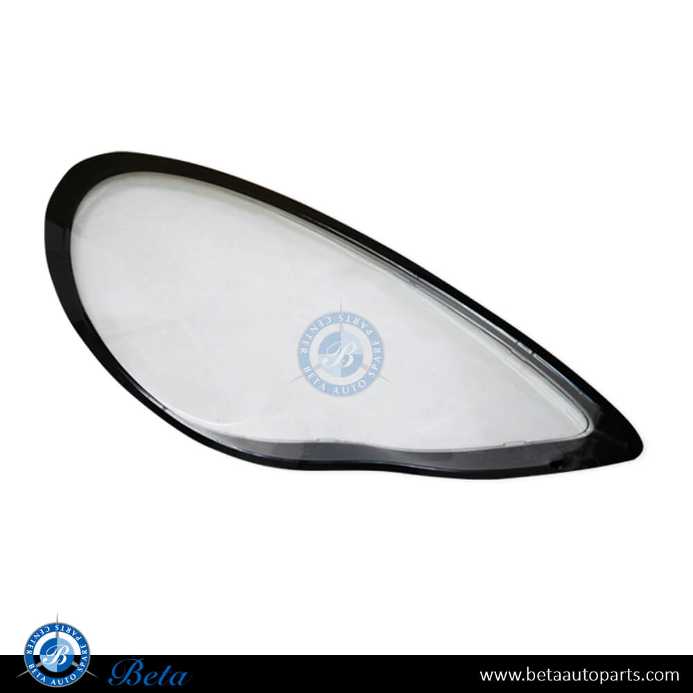Right Side Headlamp Lens for Porsche Panamera 2010-2013 models, Part Number 97063115654 Right Side Headlamp Lens for Porsche Panamera 2010-2013 models, Part Number 97063115654